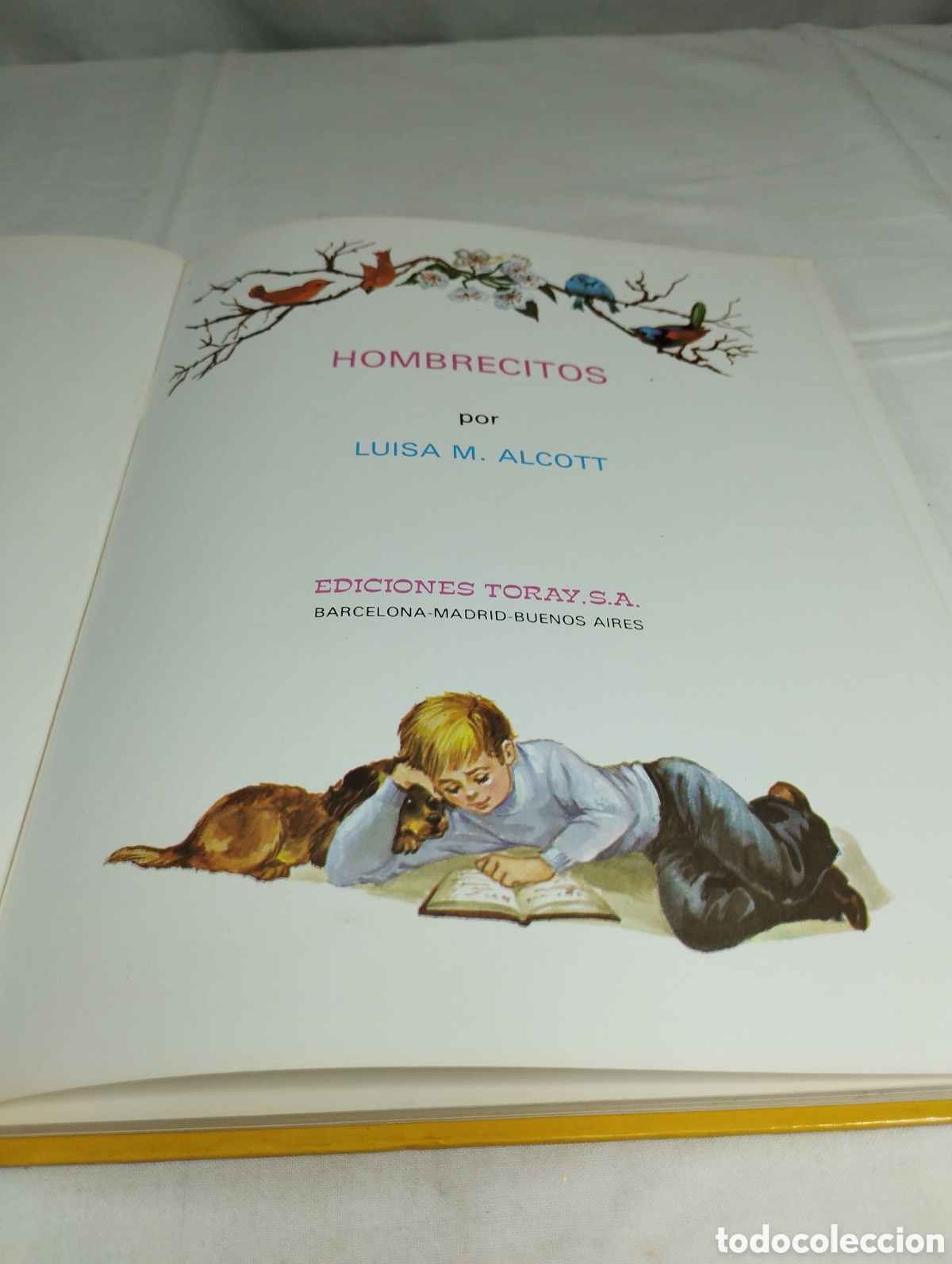 Libros de segunda mano: Hombrecitos. Luisa M. Alcott, 1982 - Foto 2