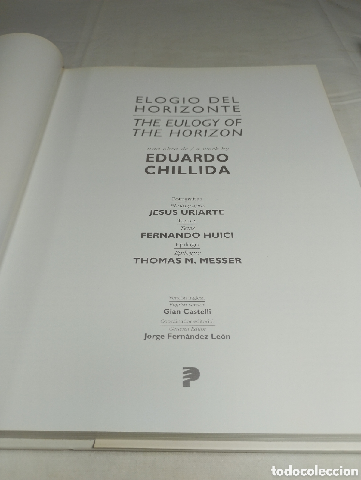 Libros de segunda mano: Elogio del Horizonte. Eduardo Chillida, 1990 - Foto 2