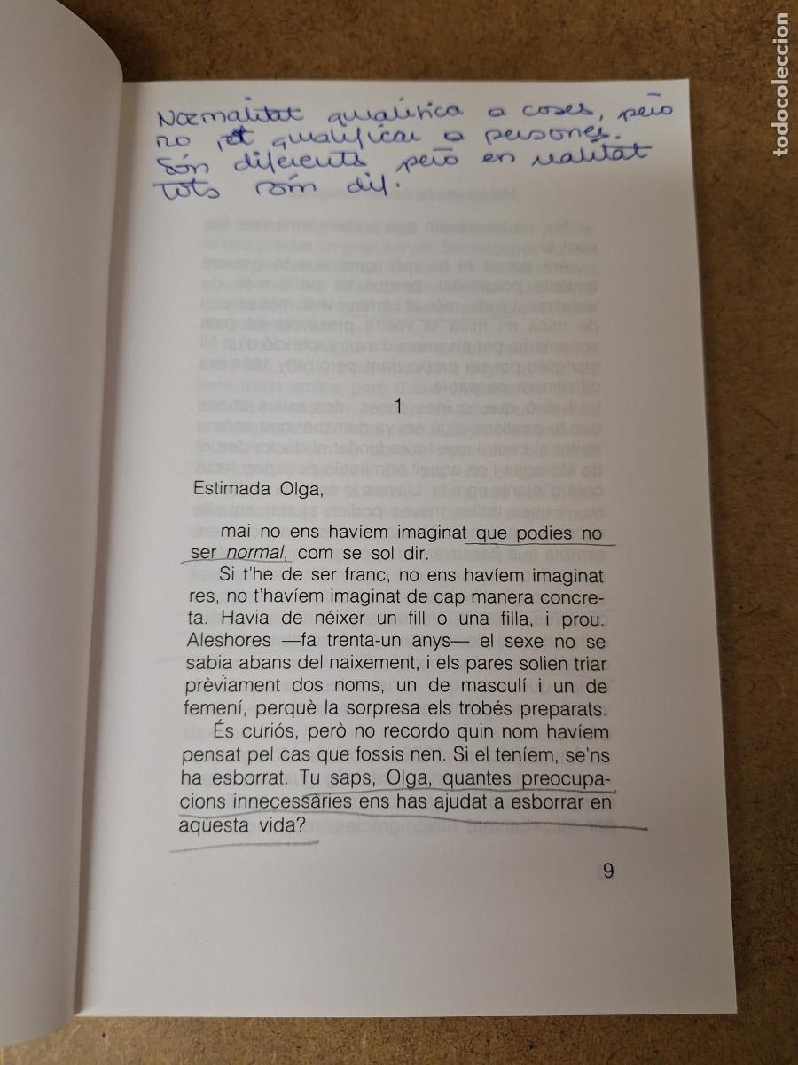 Libros de segunda mano: El teu nom es Olga - Josep M. Espin&agrave;s - Foto 2