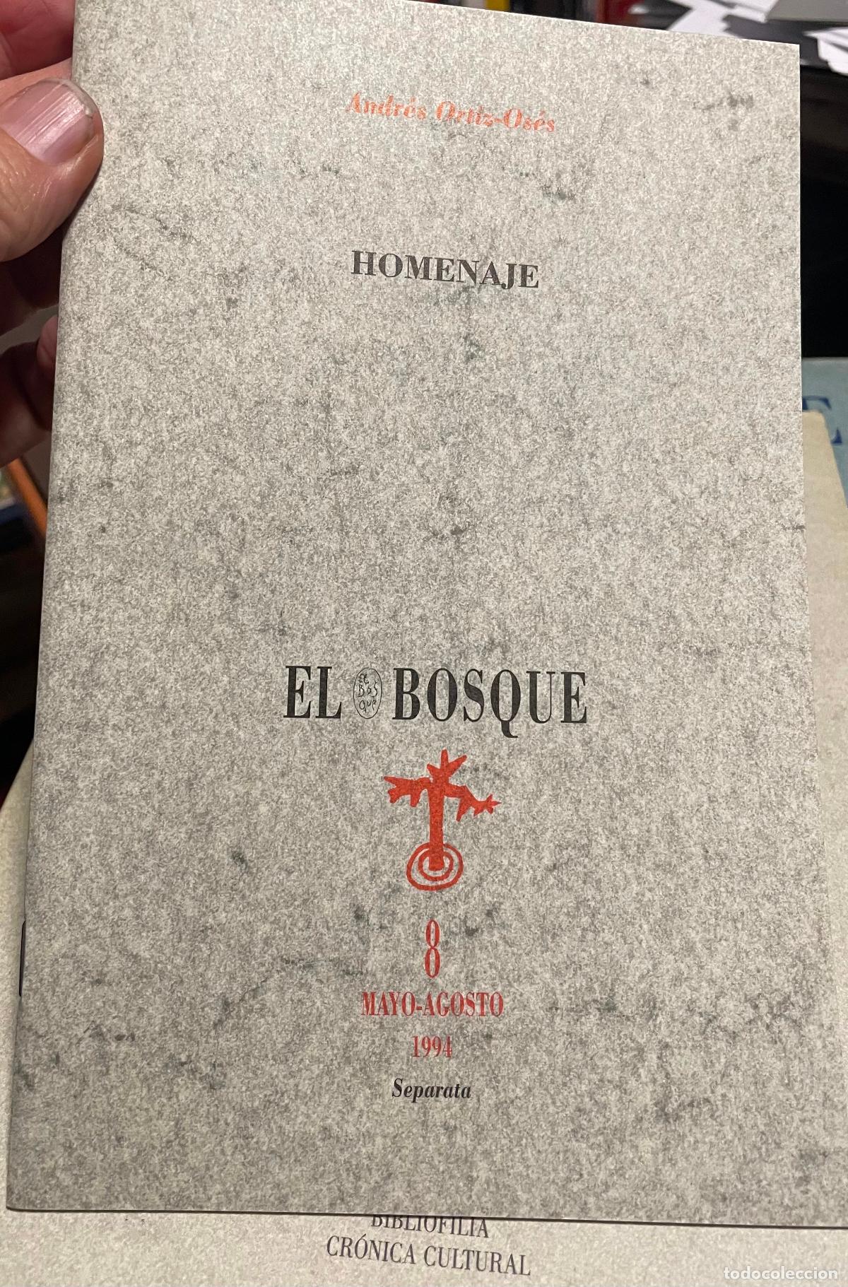 Libros de segunda mano: REVISTA LIBRO EL BOSQUE, NUMERO 8 + SEPARATA - Foto 2