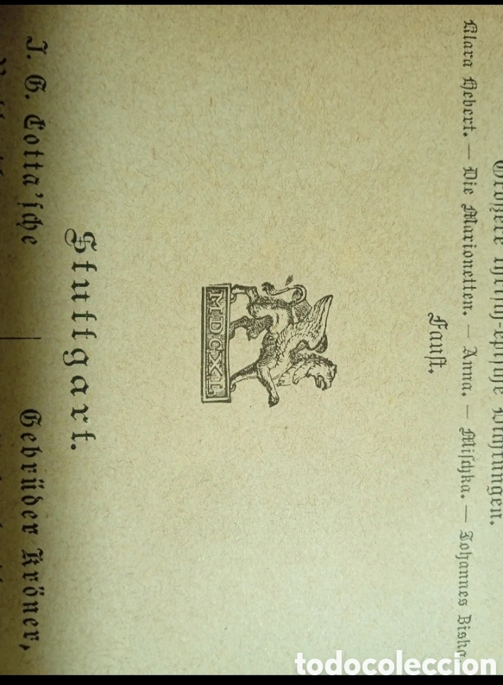 Libros de segunda mano: Libro antiguo en alem&aacute;n - Foto 5