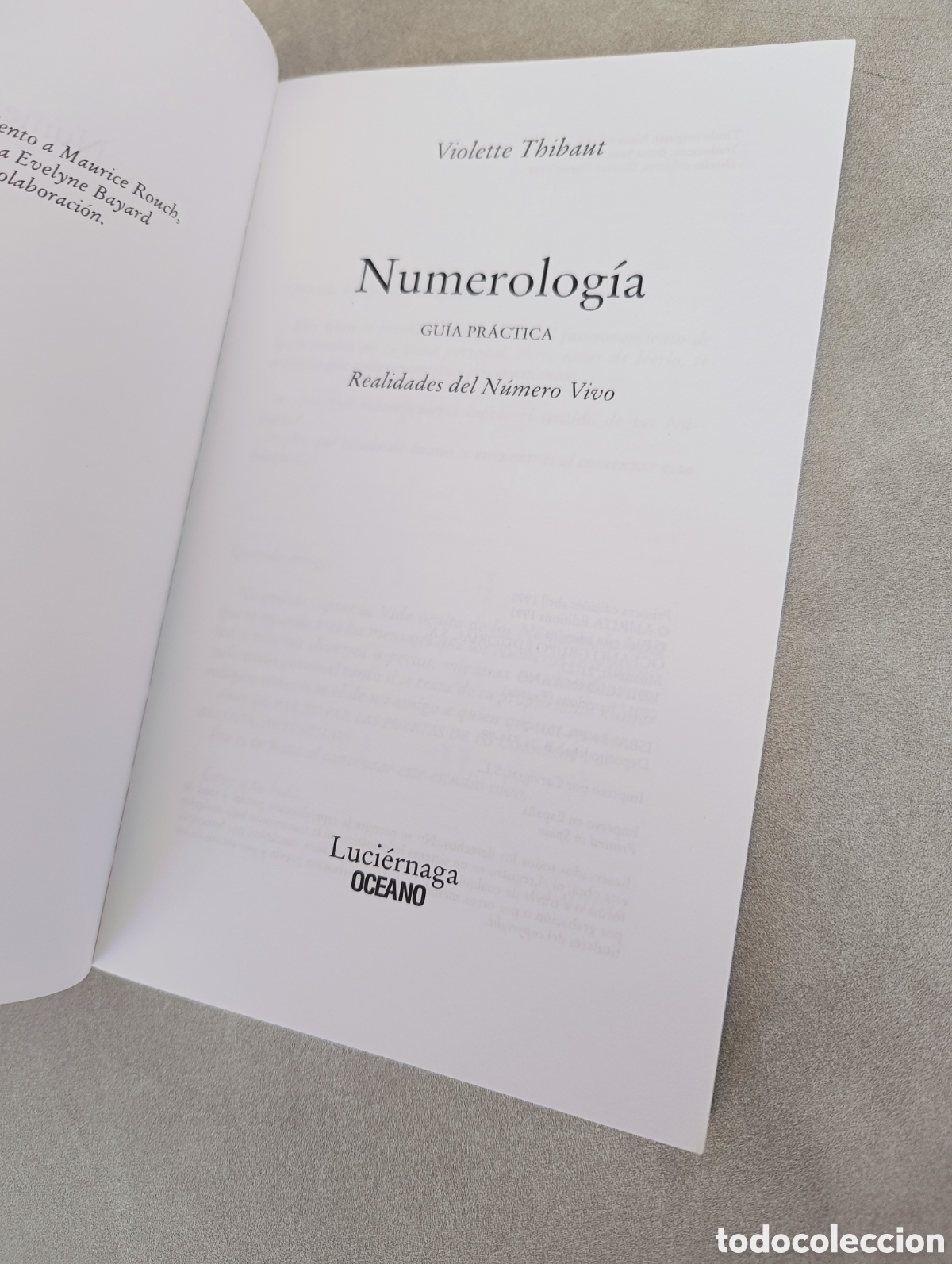 Libros de segunda mano: Numerolog&iacute;a. Violette Thibaut. - Foto 4