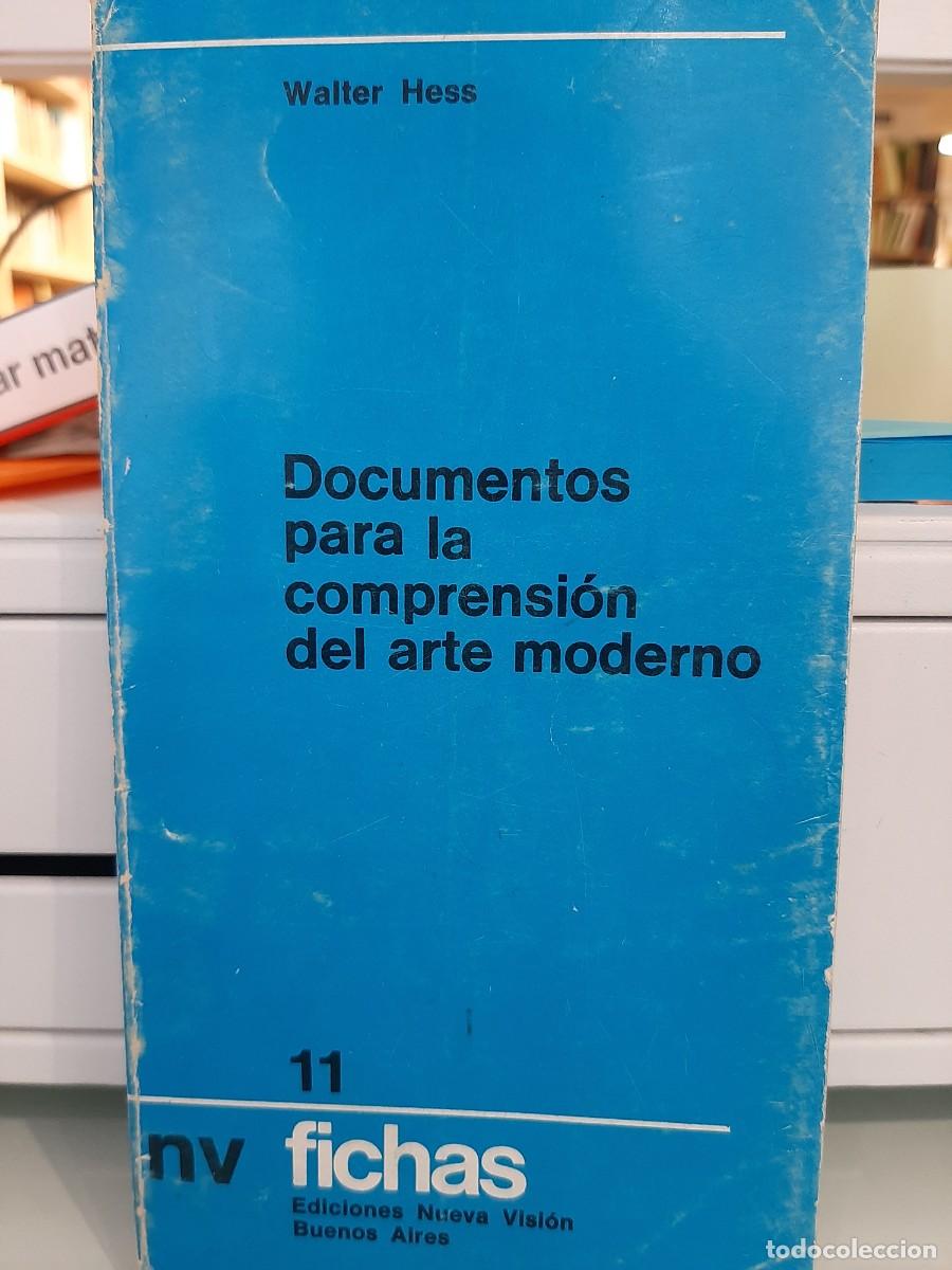 Libros de segunda mano: Walter Hess. Documentos para la comprensi&oacute;n del arte moderno - Foto 1