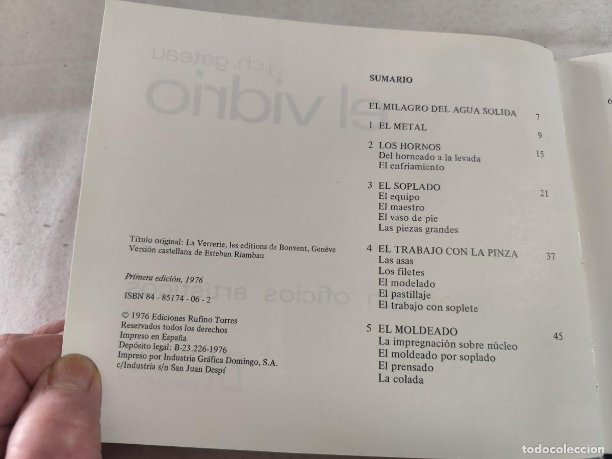 Libros de segunda mano: EL VIDRIO / J CH GATEAU / SUX 08 / R TORRES - Foto 8