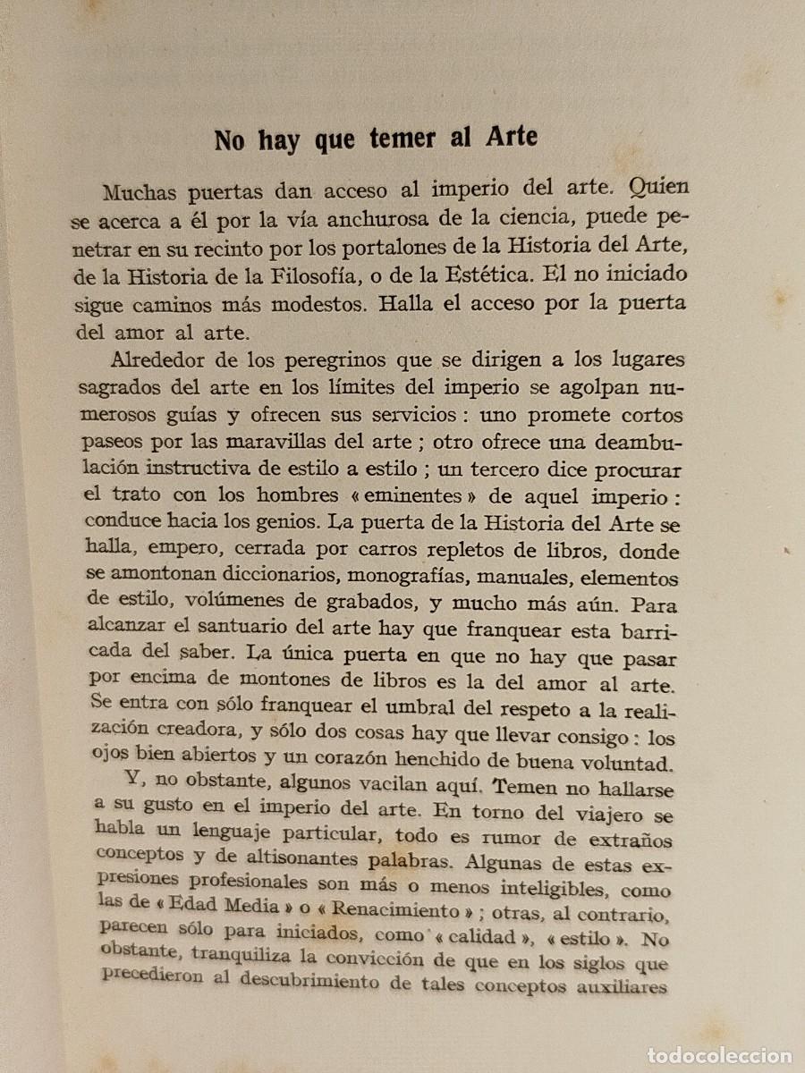 Libros de segunda mano: Tu y el arte. Wilhelm Waetzoldt. - Foto 5