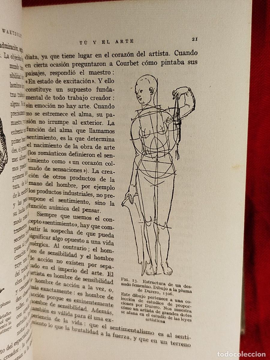 Libros de segunda mano: Tu y el arte. Wilhelm Waetzoldt. - Foto 7