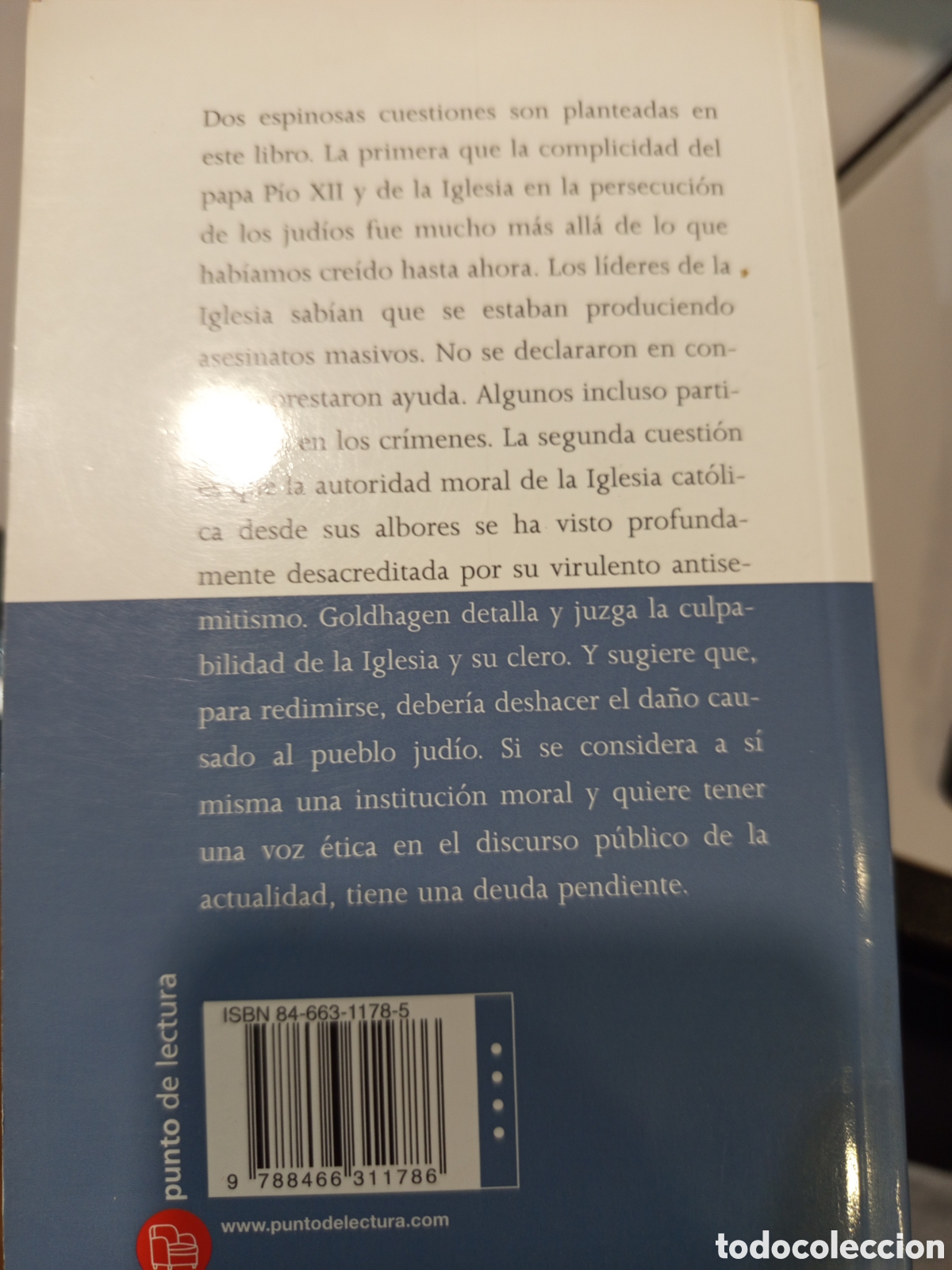 Libros de segunda mano: La iglesia cat&oacute;lica y el Holocausto. Una deuda pendiente - Foto 2