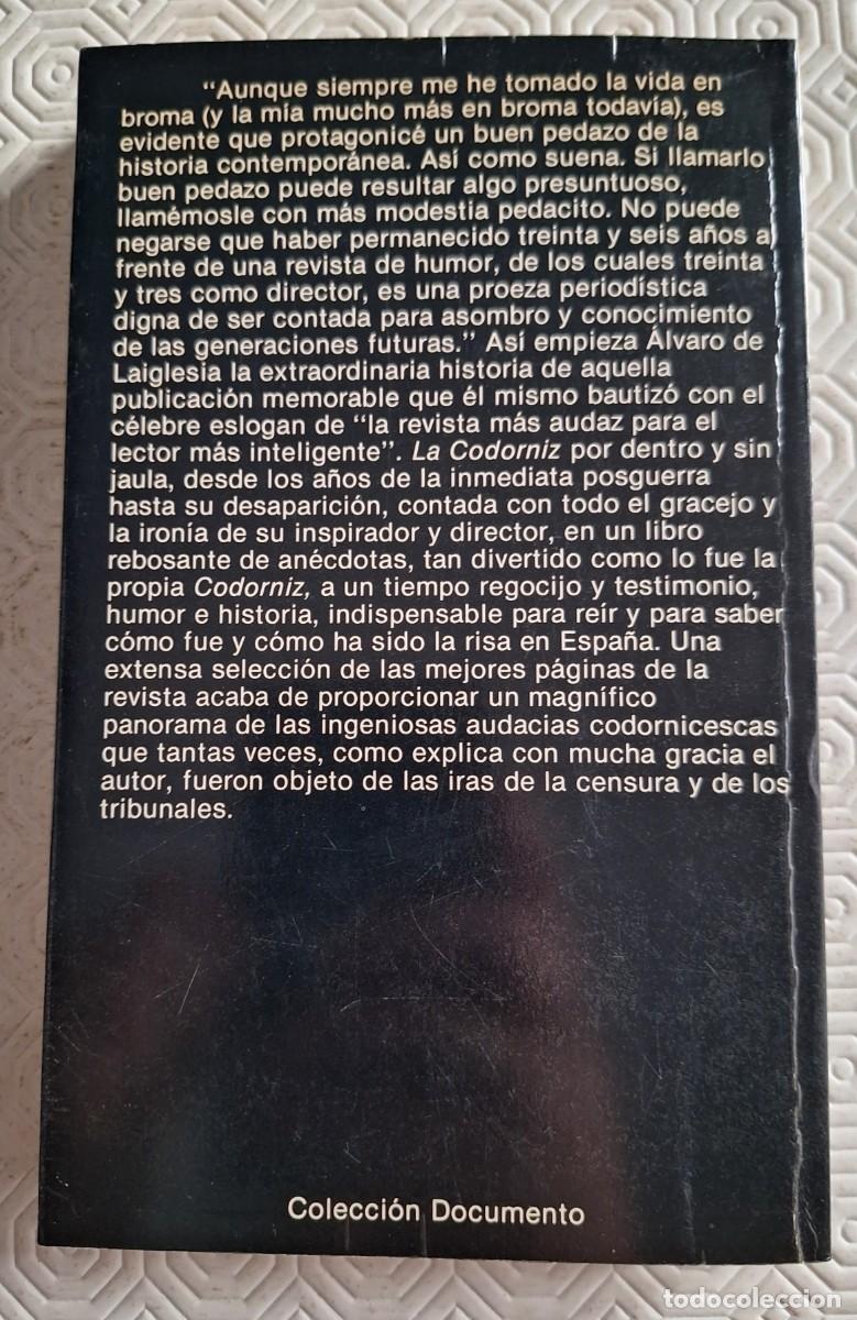 Libros de segunda mano: &rdquo;La Codorniz&rdquo; sin jaula - &Aacute;lvaro de la Iglesia - 1981 - Foto 3