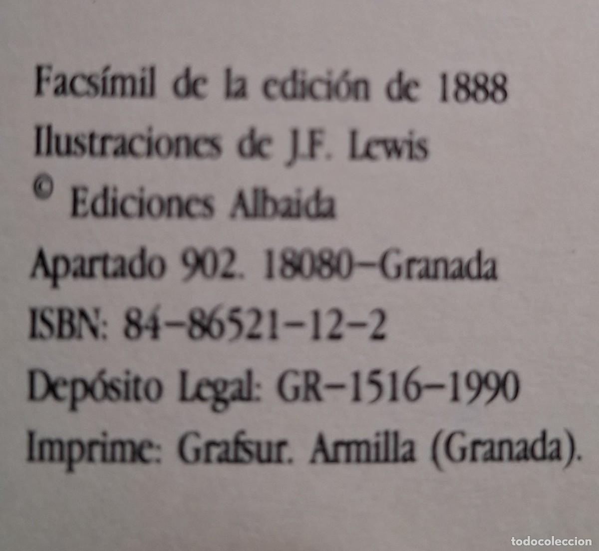 Libros de segunda mano: El Libro de las Tradiciones de Granada - Francisco de P. Villa-Real - 1990 - Foto 2