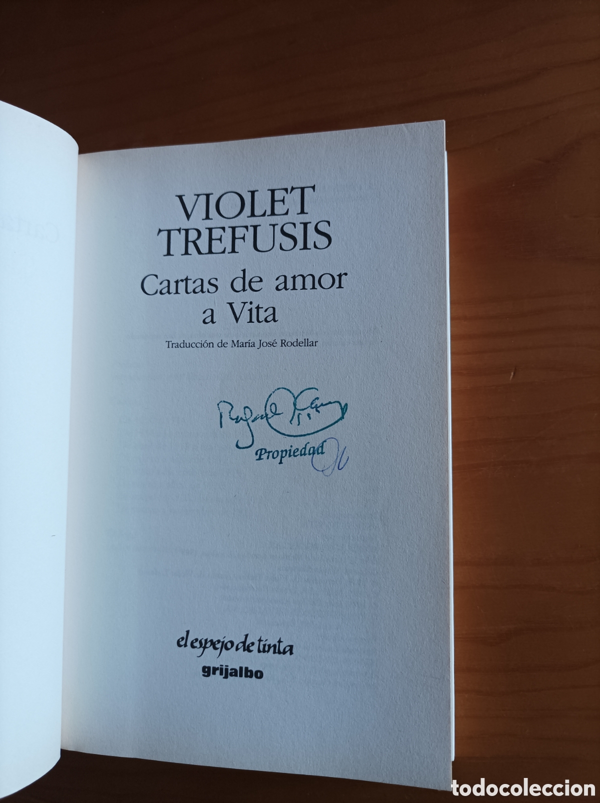 Libros de segunda mano: Cartas de amor a Vita / Violet Treffusis. - Foto 2