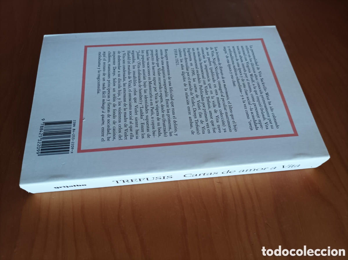 Libros de segunda mano: Cartas de amor a Vita / Violet Treffusis. - Foto 6