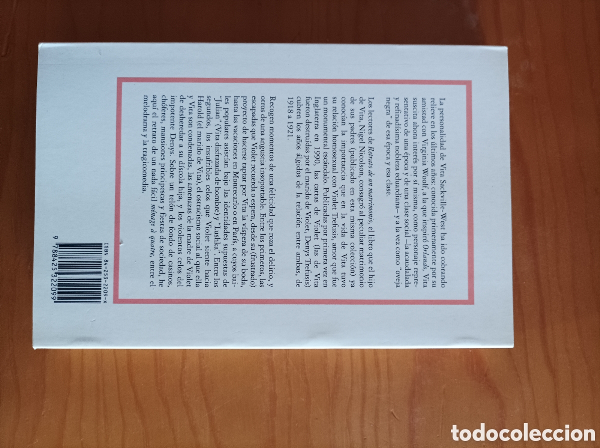 Libros de segunda mano: Cartas de amor a Vita / Violet Treffusis. - Foto 7