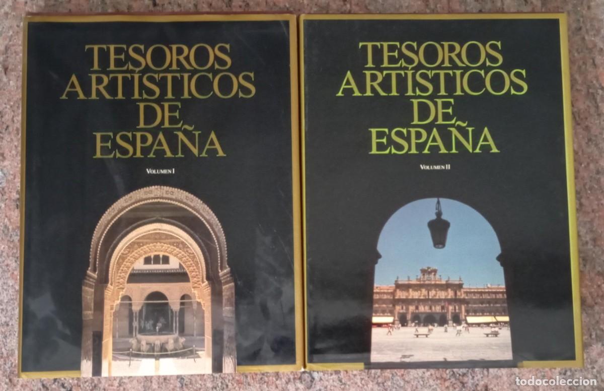 Libros de segunda mano: TESOROS ARTISTICOS DE ESPA&Ntilde;A I Y II
