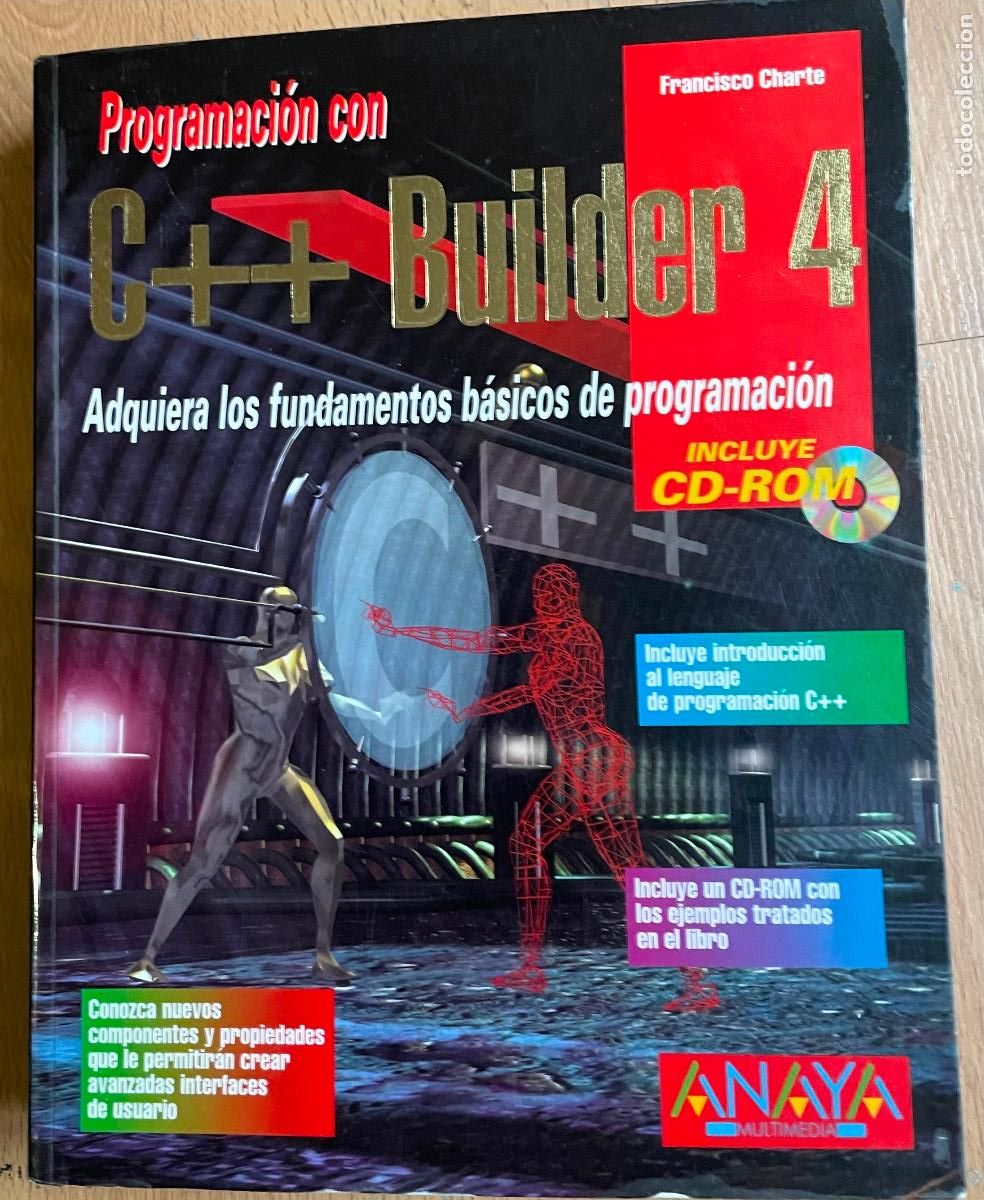 Libros de segunda mano: PROGRAMACION C++ BUILDER 4, Francisco Charte Con CD - Foto 1