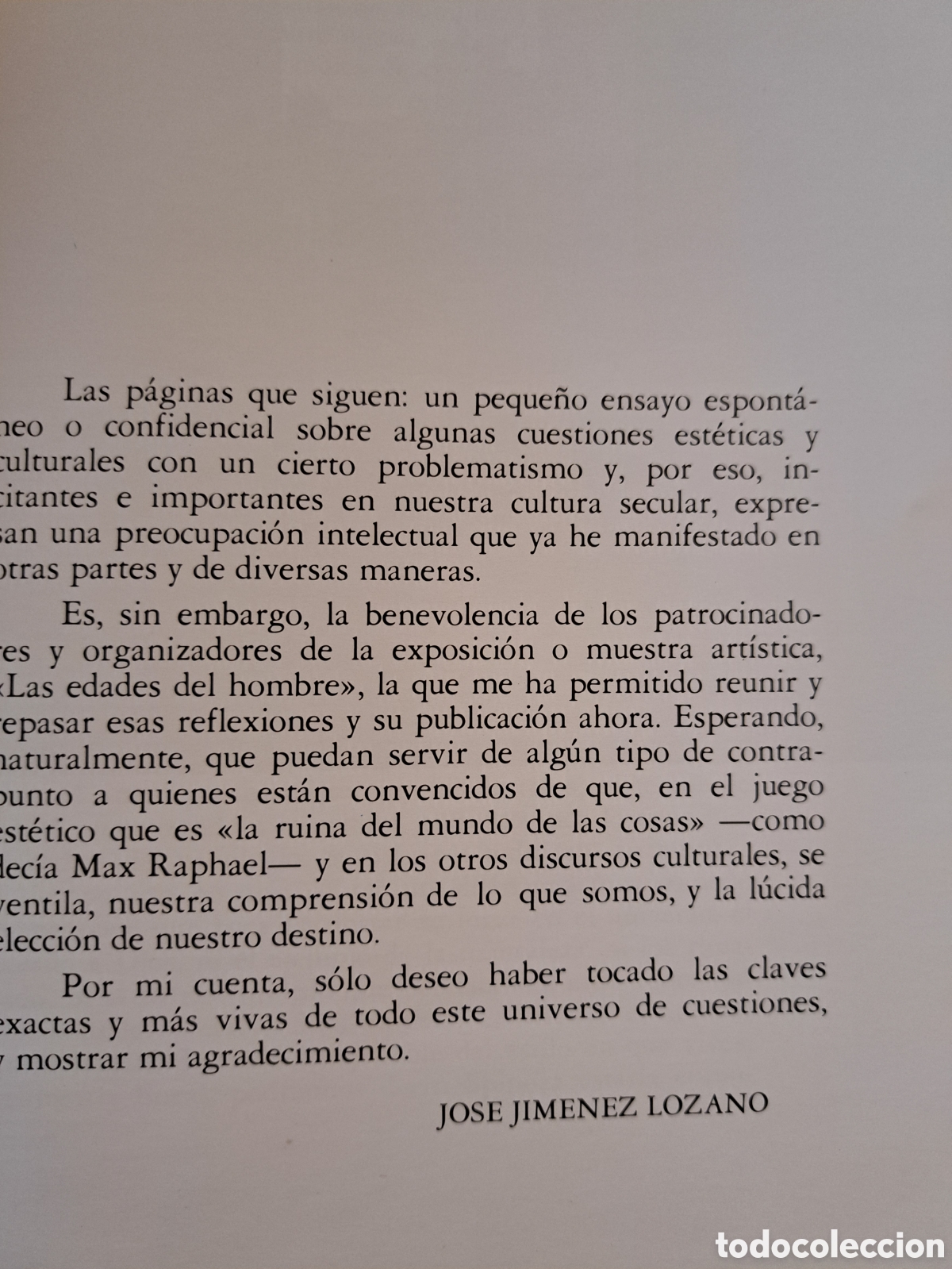 Libros de segunda mano: Los ojos del icono Jos&eacute; Jim&eacute;nez Lozano - Foto 2