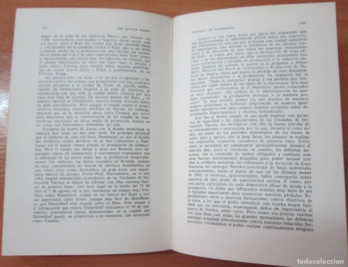 Libros de segunda mano: Ofensia de bombardeo, de Harris - Foto 3