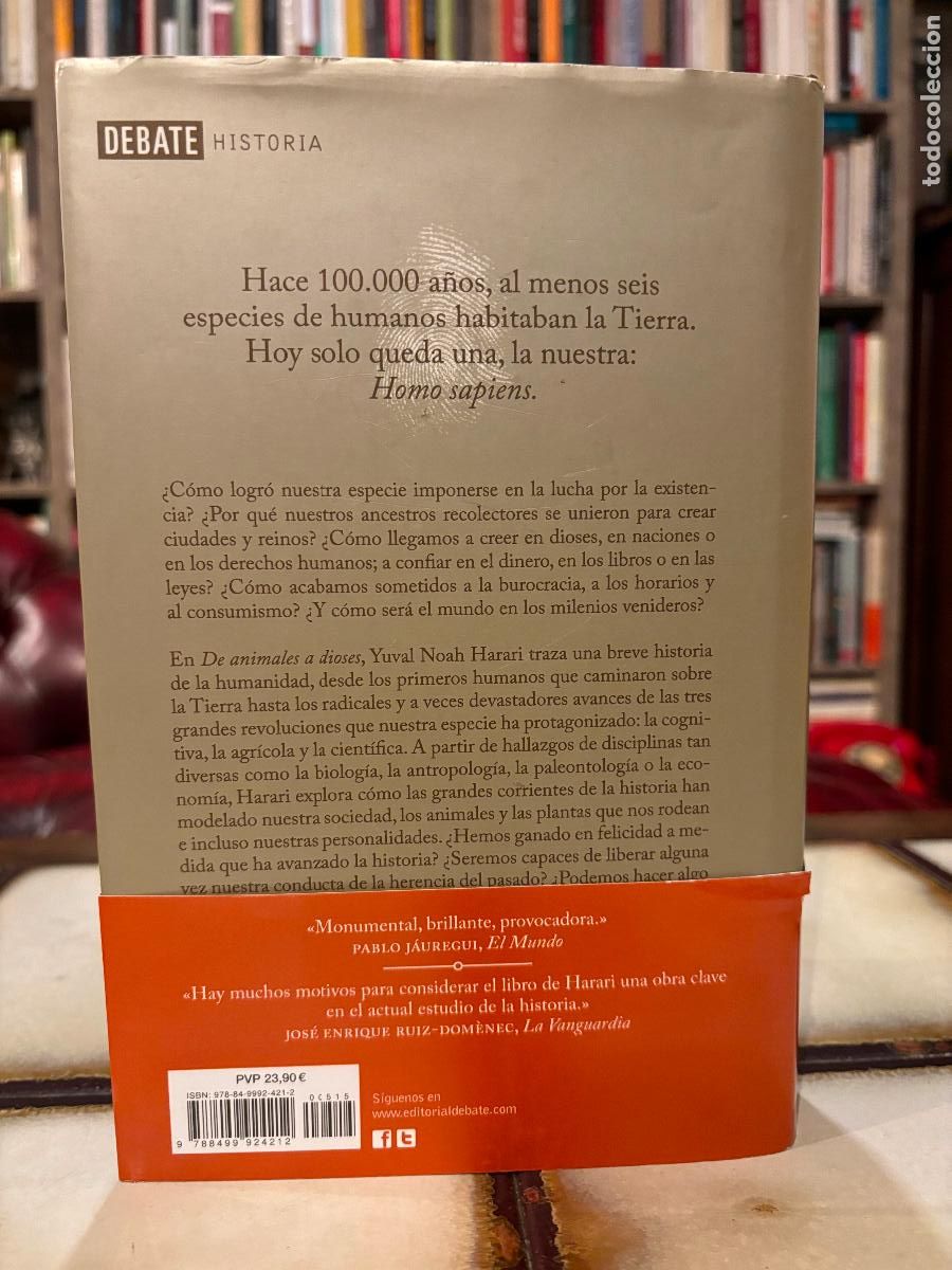 Libros de segunda mano: Sapiens. De animales a dioses. Yuval Noah Harari. - Foto 2