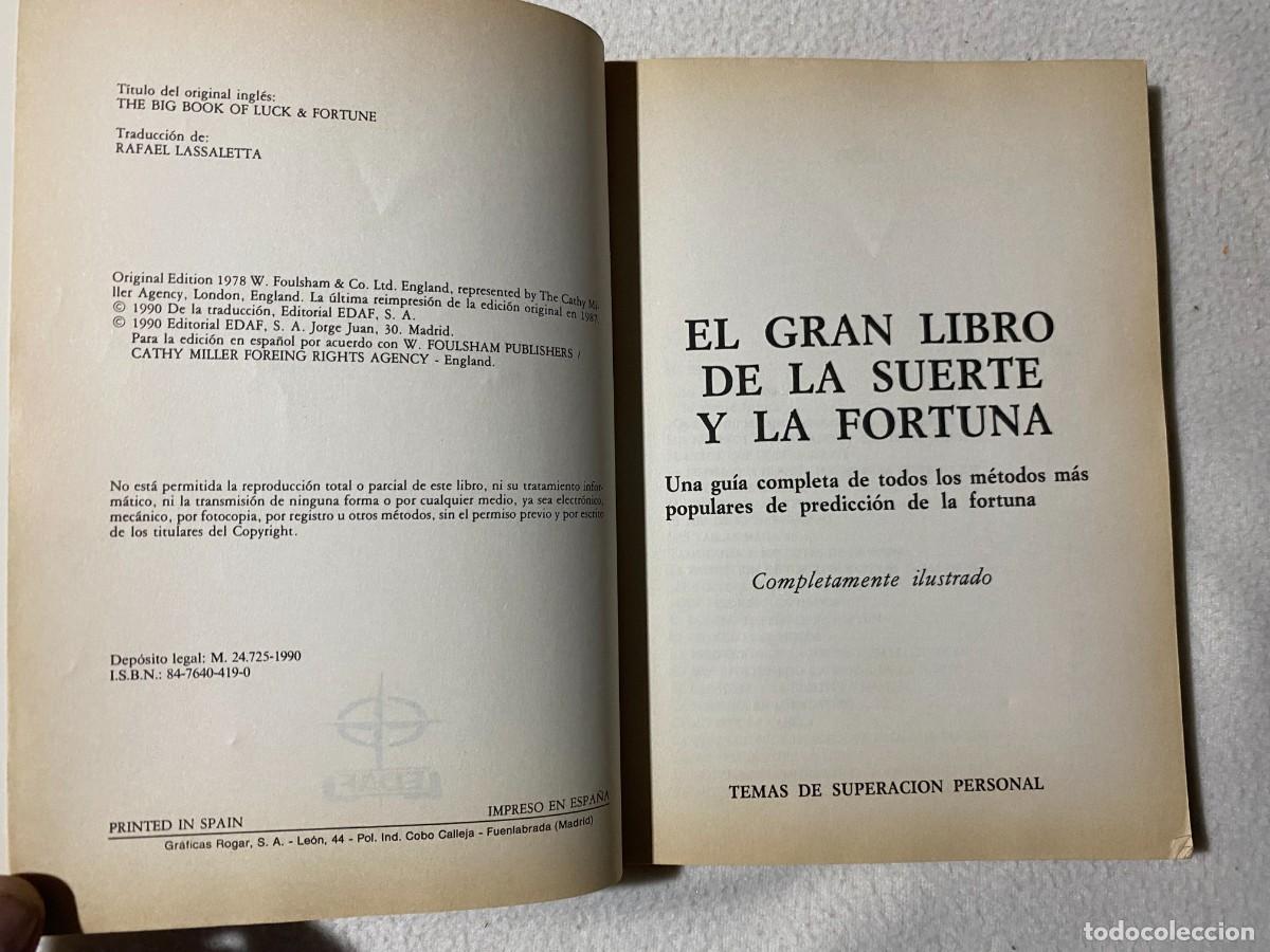 Libros de segunda mano: EL GRAN LIBRO DE LA SUERTE Y LA FORTUNA - EDAF - Foto 7