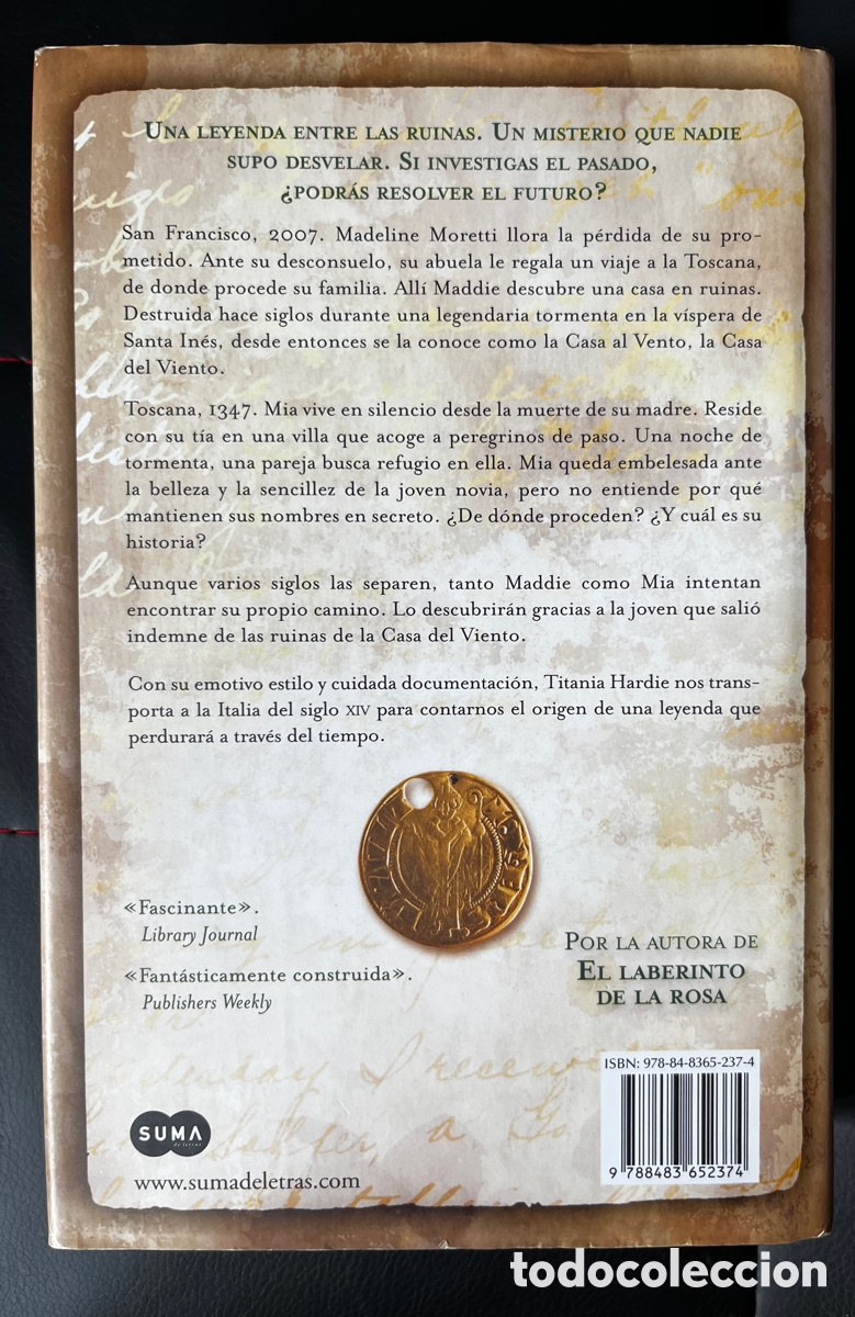 Libros de segunda mano: La casa del viento. Tatiana Hardie - Foto 2