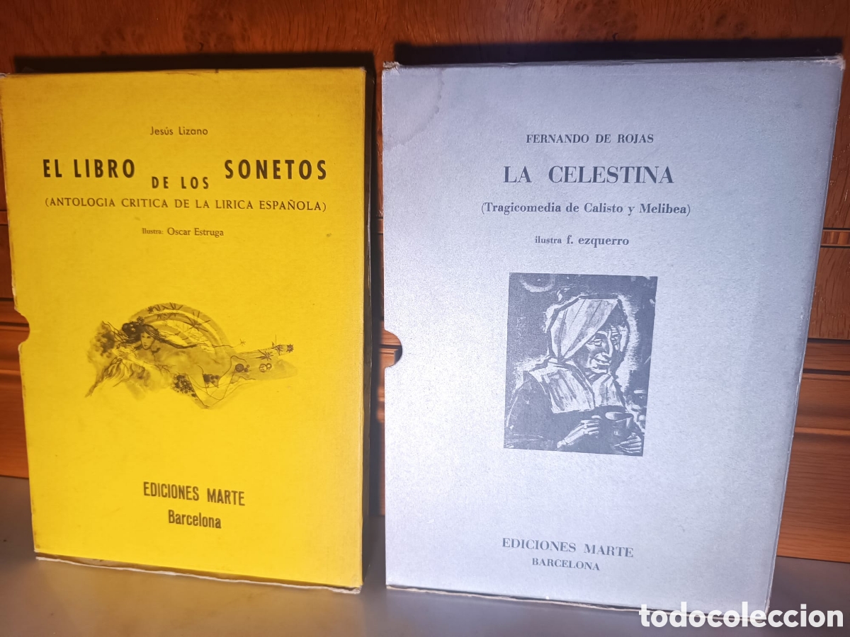 Libros de segunda mano: El libro de los sonetos y la celestina, ediciones Marte - Foto 3