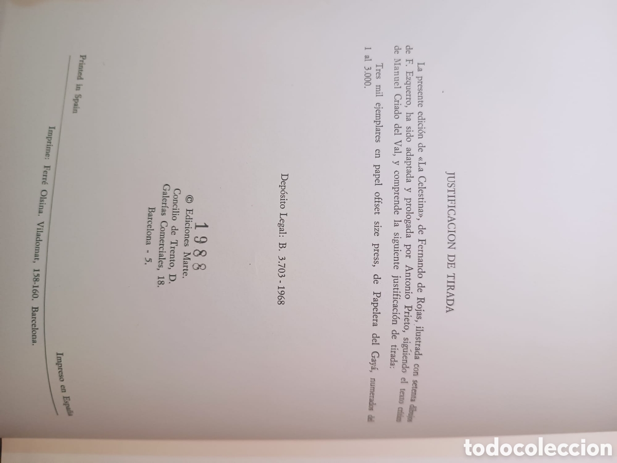 Libros de segunda mano: El libro de los sonetos y la celestina, ediciones Marte - Foto 11