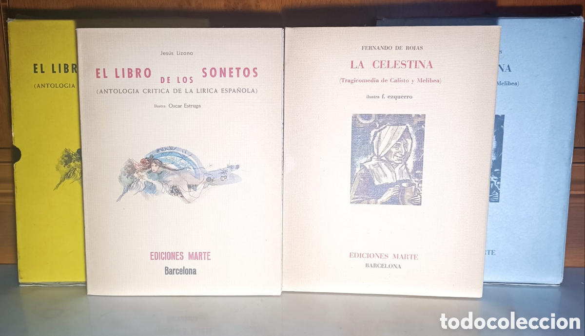 Libros de segunda mano: El libro de los sonetos y la celestina, ediciones Marte - Foto 1