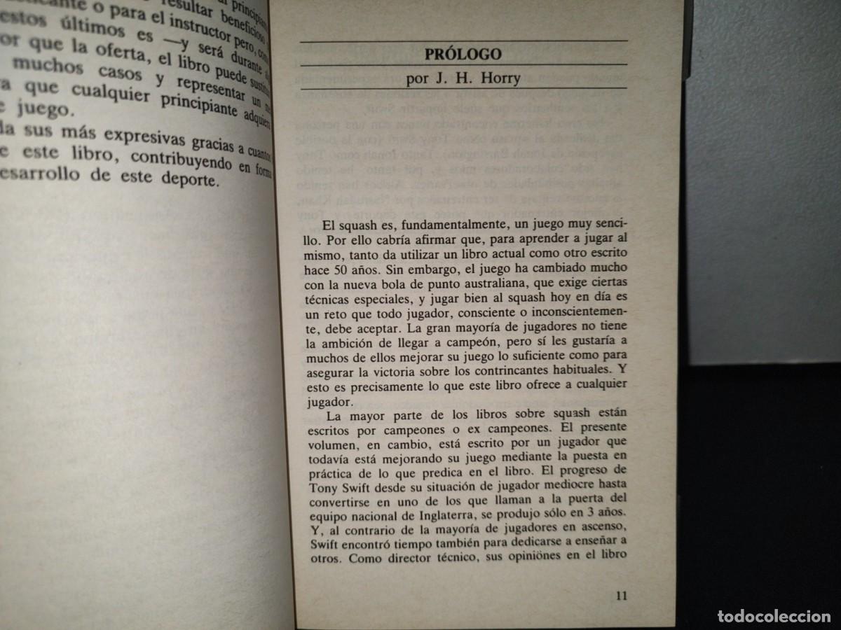 Libros de segunda mano: 118- SQUASH - TONY SWIFT. LIBRO OFICIAL DE LA SQUASH RACKETS ASSOCIATION. EDICIONES ROCA - 1995 - Foto 8