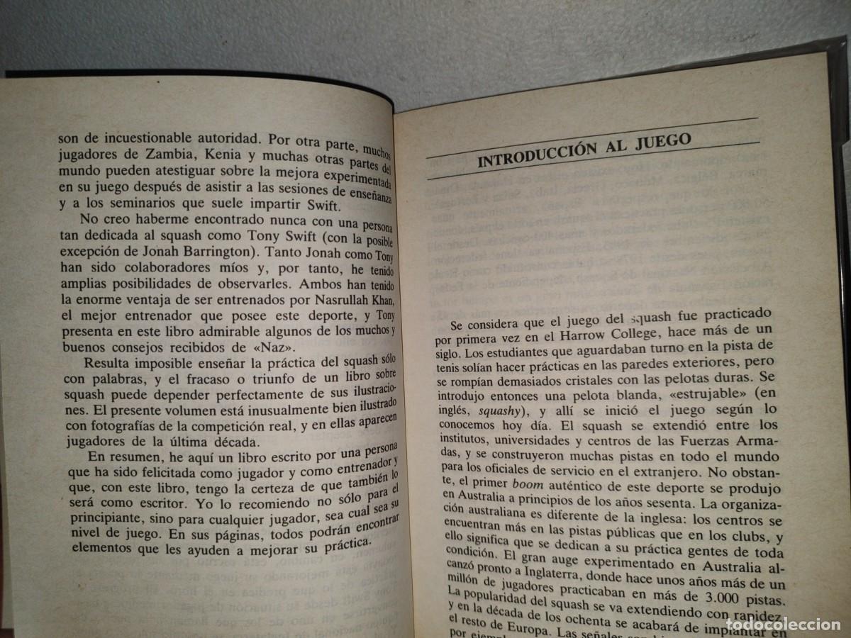 Libros de segunda mano: 118- SQUASH - TONY SWIFT. LIBRO OFICIAL DE LA SQUASH RACKETS ASSOCIATION. EDICIONES ROCA - 1995 - Foto 9