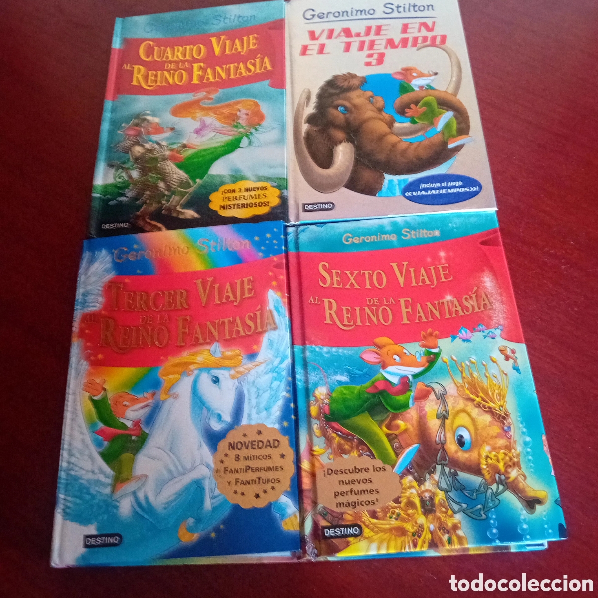 Libros de segunda mano: Lote 4 libros Geronimo Stilton - Foto 1