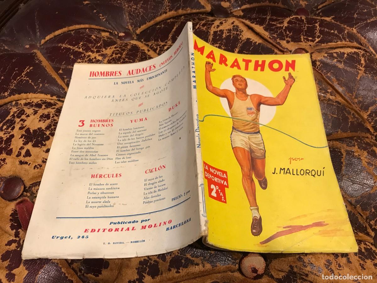 Libri di seconda mano: J. MALLORQU&Iacute;. MARATHON. (LA NOVELA DEPORTIVA) 1945
