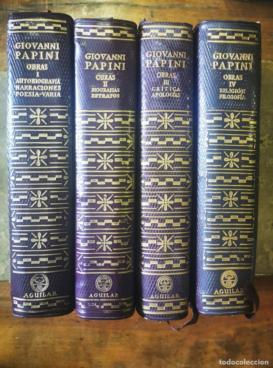 Libros de segunda mano: PAPINI, Giovanni. Obras: [4 t.] / - Foto 1