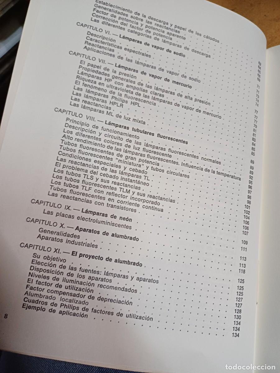 Libros de segunda mano: MANUAL DE ALUMBRADO PHILIPS. M. LA Toison. 1968. Paraninfo - Foto 4
