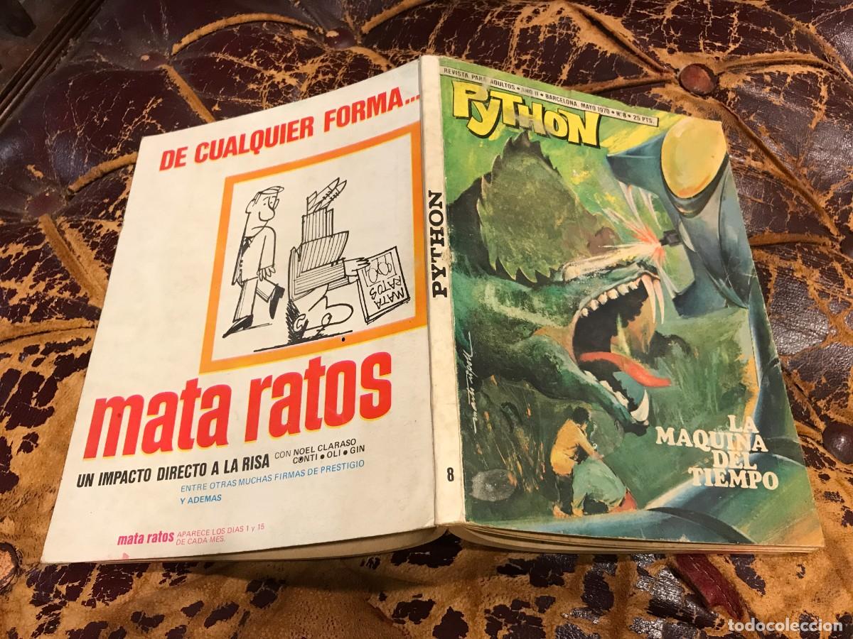 Libros de segunda mano: PYTHON. LA M&Aacute;QUINA DEL TIEMPO. 1970. N&ordm; 8 - Foto 1