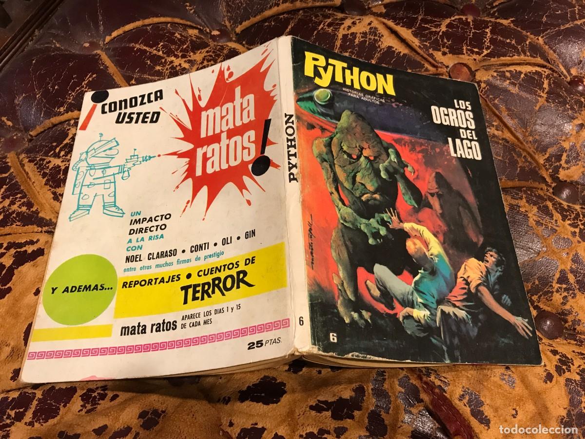 Libros de segunda mano: PYTHON. LOS OGROS DEL LAGO. 1970. N&ordm; 6 - Foto 1