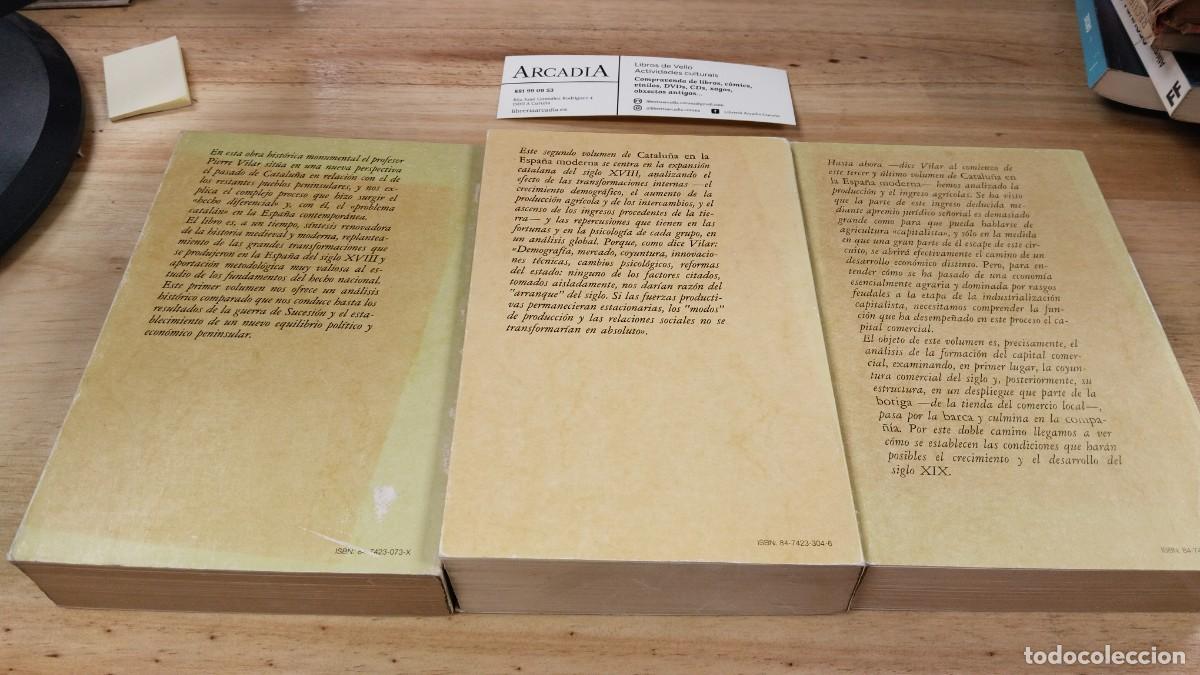 Libros de segunda mano: Catalu&ntilde;a en la Espa&ntilde;a Moderna ( 3 tomos) - Pierre Vilar - Foto 2
