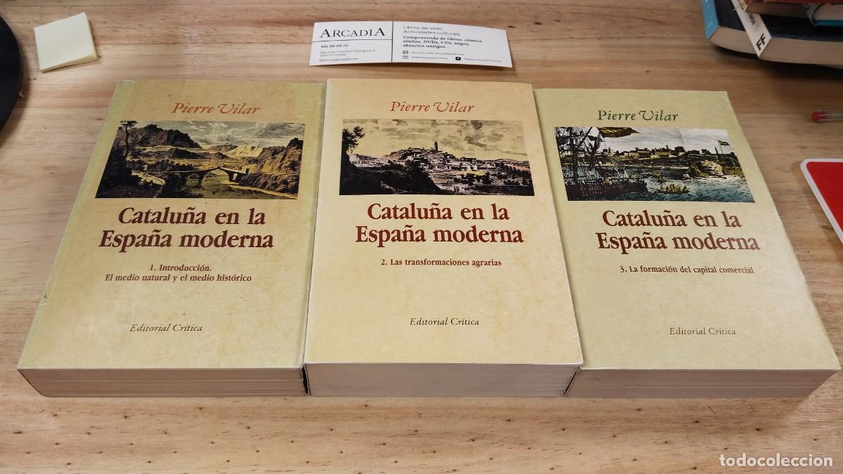Libros de segunda mano: Catalu&ntilde;a en la Espa&ntilde;a Moderna ( 3 tomos) - Pierre Vilar - Foto 1