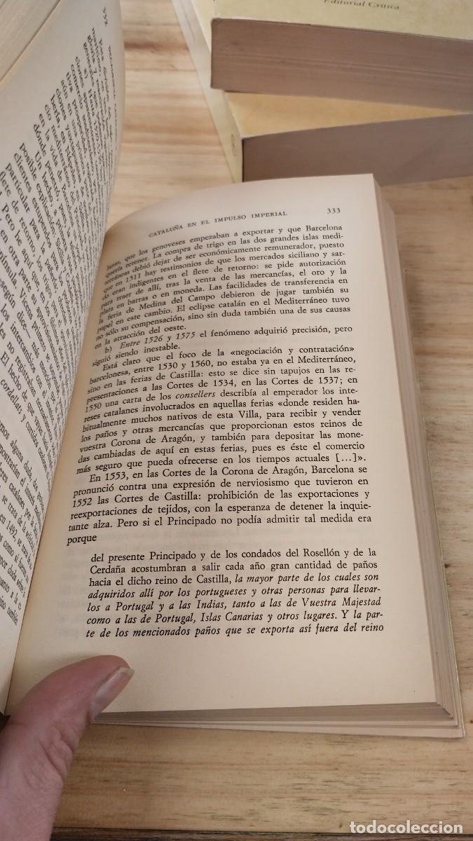 Libros de segunda mano: Catalu&ntilde;a en la Espa&ntilde;a Moderna ( 3 tomos) - Pierre Vilar - Foto 14