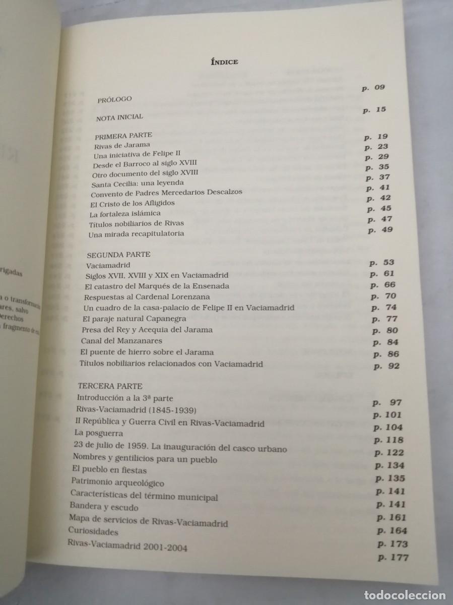 Libros de segunda mano: Cr&oacute;nicas de Rivas-Vaciamadrid. Mi Pueblo (Primera edici&oacute;n) - Foto 3