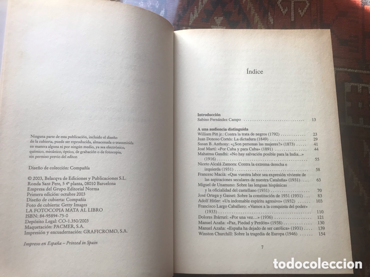 Libros de segunda mano: Los discursos del poder. Palabras que cambiaron el curso de la historia. - Foto 7