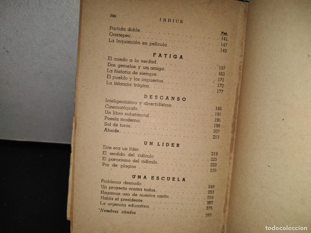 Libros de segunda mano: 119- LUMBRE DE M&Eacute;JICO - ALFONSO JUNCO - EDICIONES BOTAS M&Eacute;XICO - 1938 - Foto 10