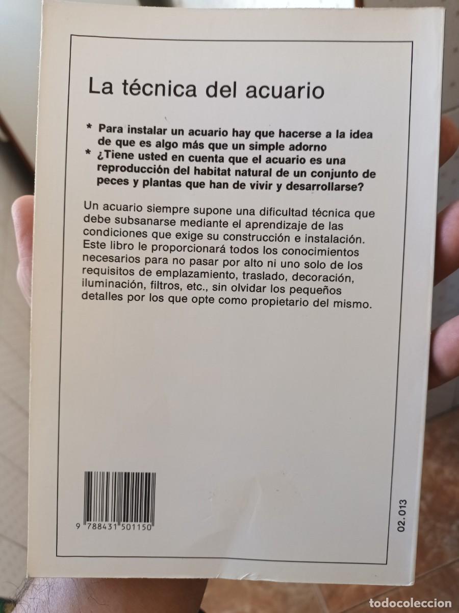 Libros de segunda mano: Libro la tecnica del acuario de Walter Birkener - Foto 2