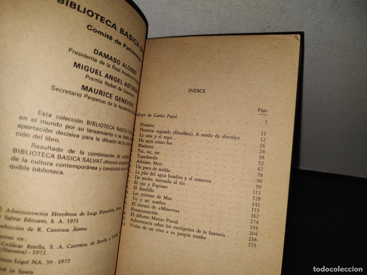 Libros de segunda mano: 119- EL DIFUNTO MAT&Iacute;AS PASCAL - LUIGI PIRANDELLO - Foto 4