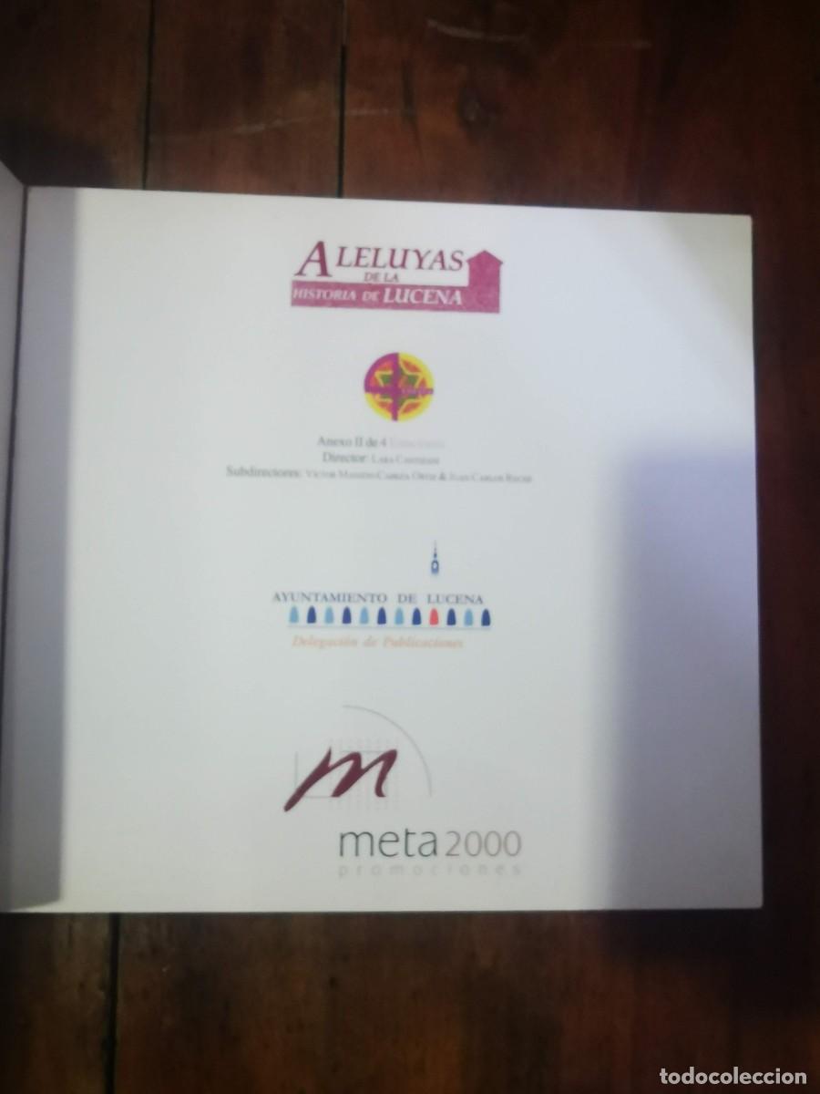 Libros de segunda mano: ALELUYAS de la historia de Lucena - Foto 2