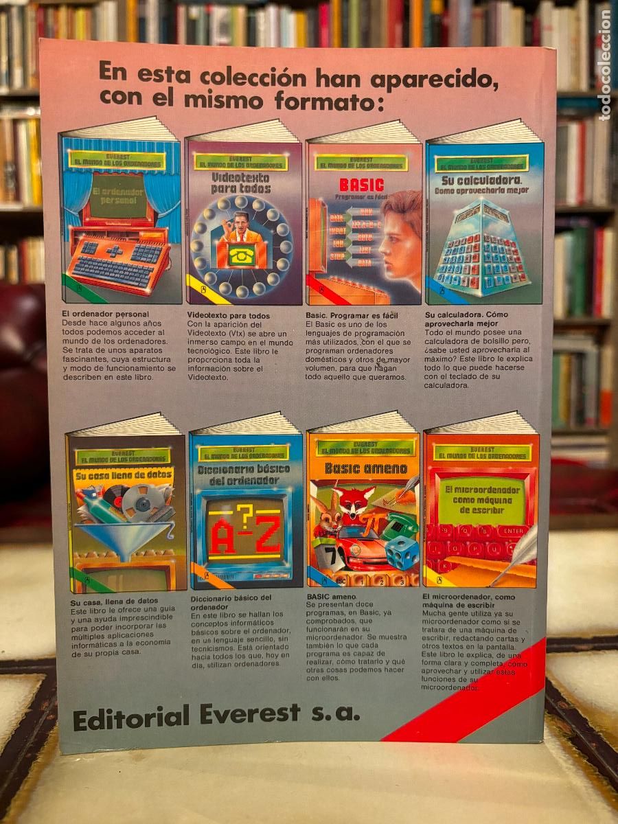 Libros de segunda mano: Basic. Programar es f&aacute;cil. El mundo de los ordenadores. Everest PEDIDO M&Iacute;NIMO 5&euro; - Foto 2