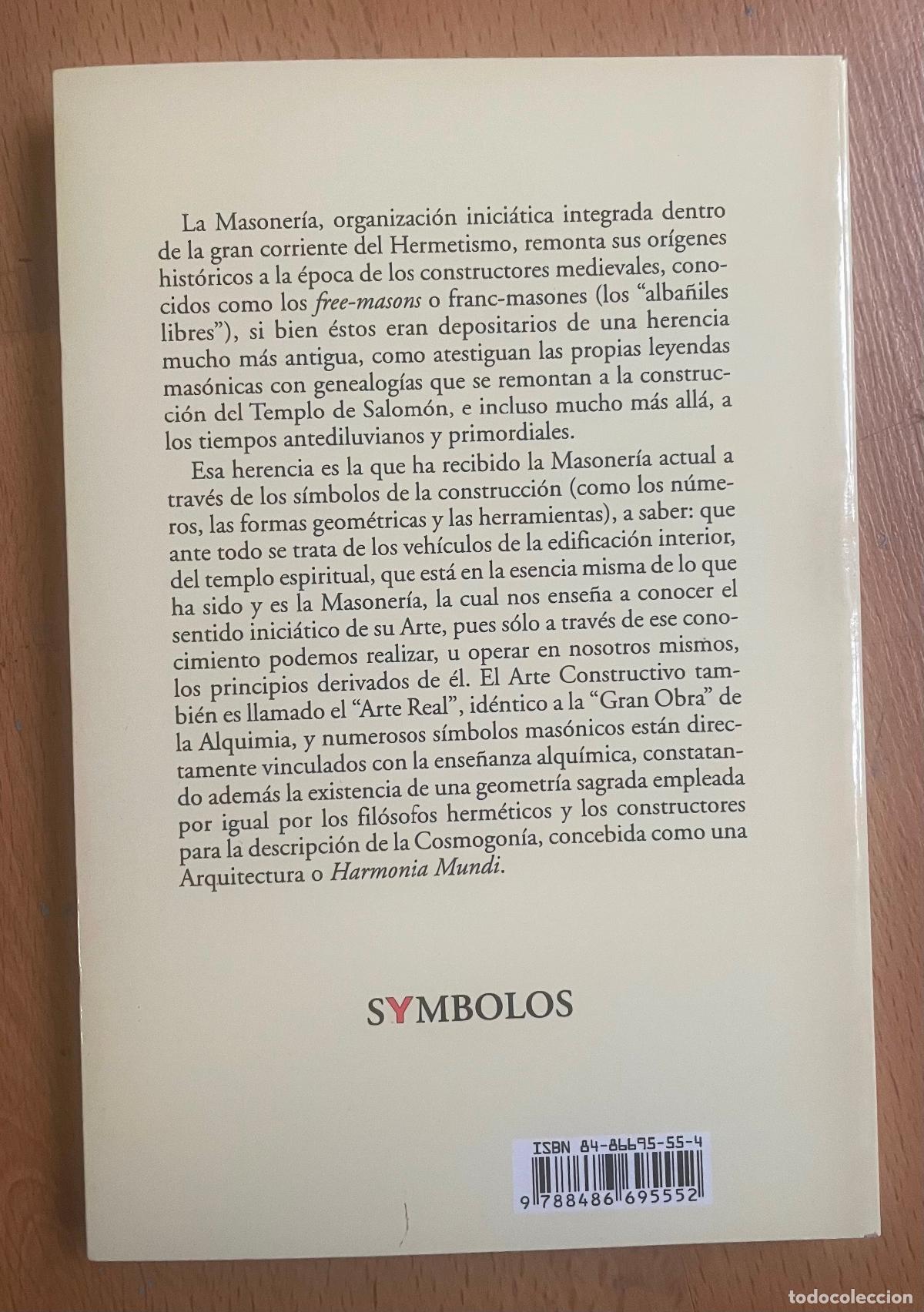 Libros de segunda mano: MASONERIA Simbolos y ritos, Francisco Ariza - Foto 2