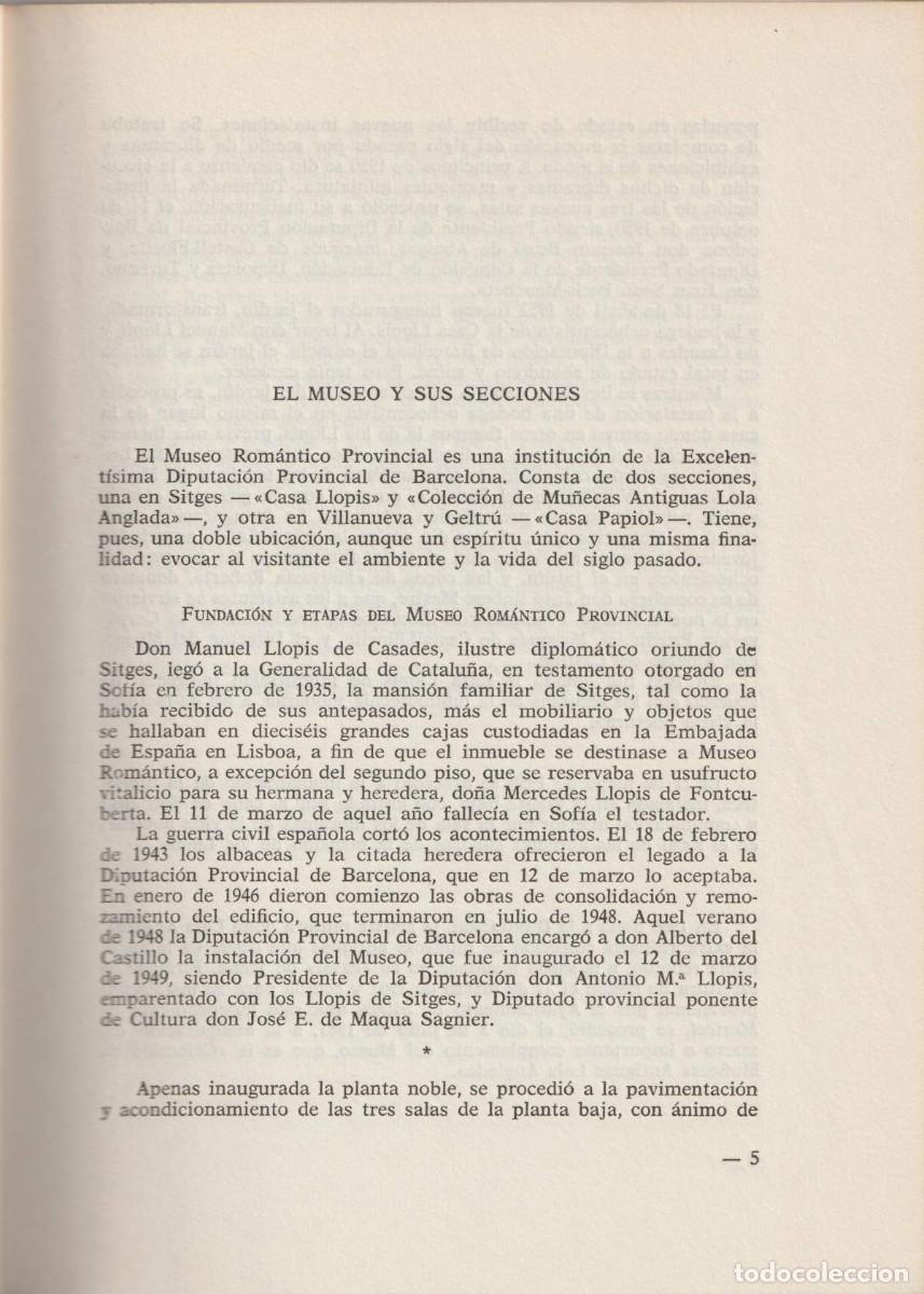 Libros de segunda mano: Gu&iacute;a abreviada del Museo Rom&aacute;ntico Provincial, Alberto del Castillo - Foto 6