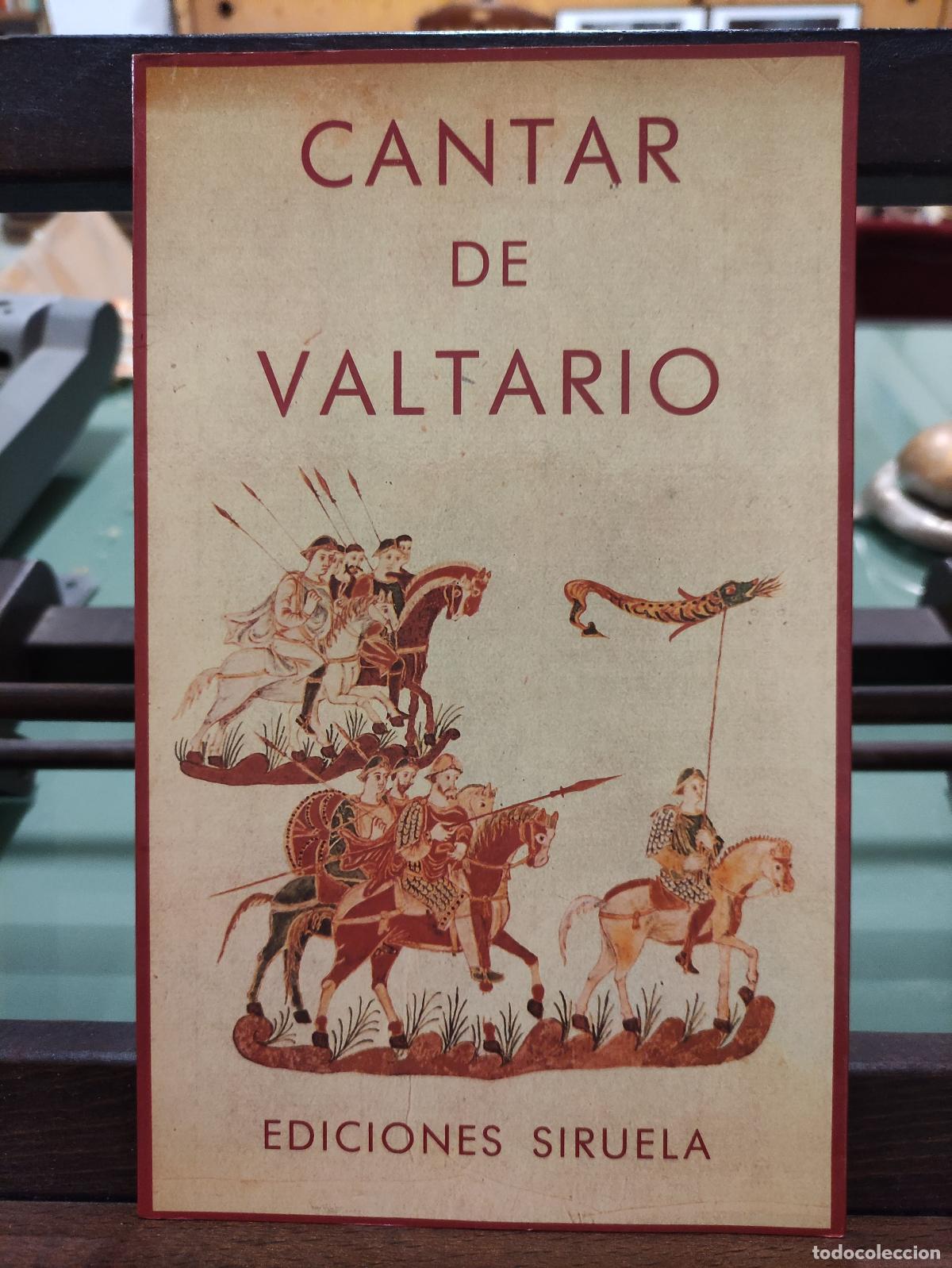 Libros de segunda mano: CANTAR DE VALTARIO - LUIS ALBERTO DE CUENCA - 1987 - Foto 1
