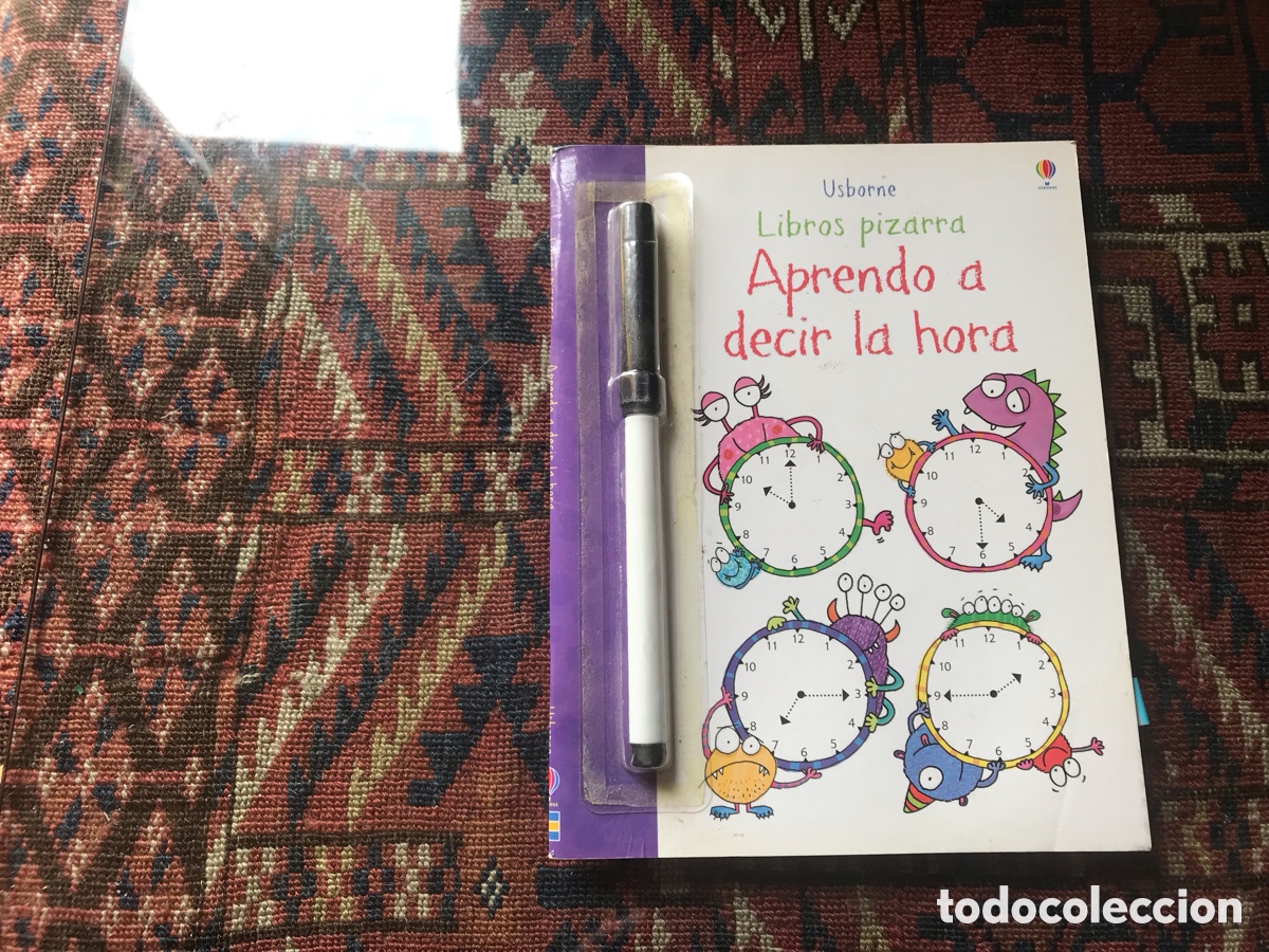 Libros de segunda mano: Aprendo a decir la hora. Libros pizarra. - Foto 1