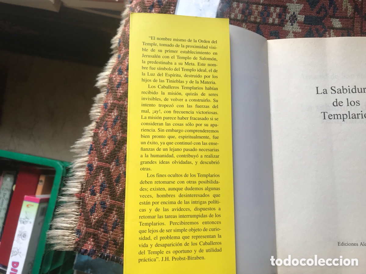 Libros de segunda mano: La sabidur&iacute;a de los templarios. Ediciones Alc&aacute;ntara - Foto 5