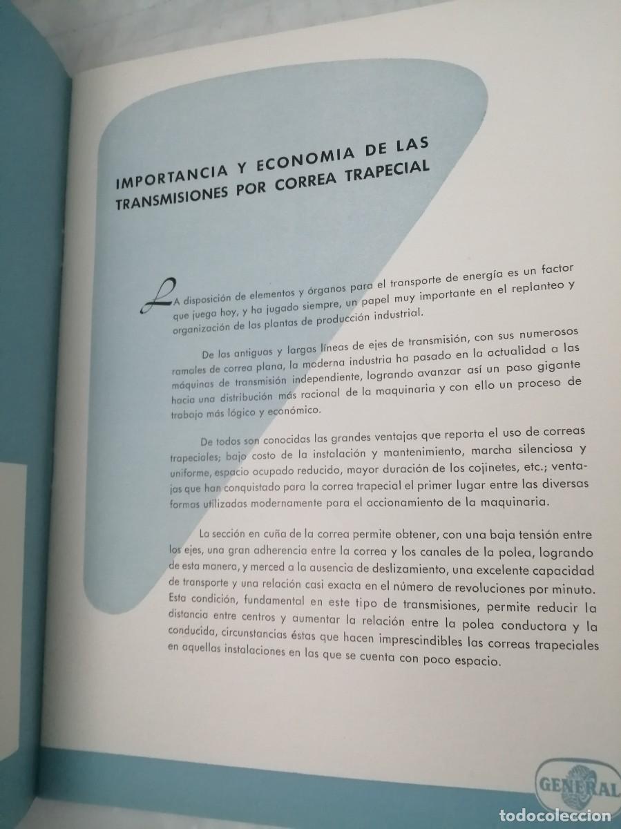 Libros de segunda mano: Neum&aacute;ticos General: Correas Trapeciales Industriales - Foto 5